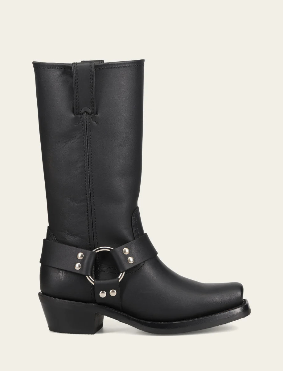Women's Black Harness 12R Boots | The Frye Company | FRYE