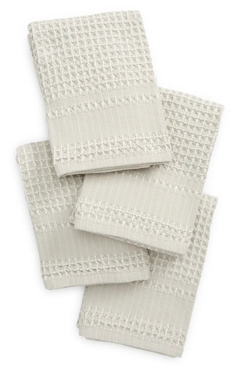 Nordstrom Set of 4 Waffle Kitchen Towels | Nordstrom | Nordstrom