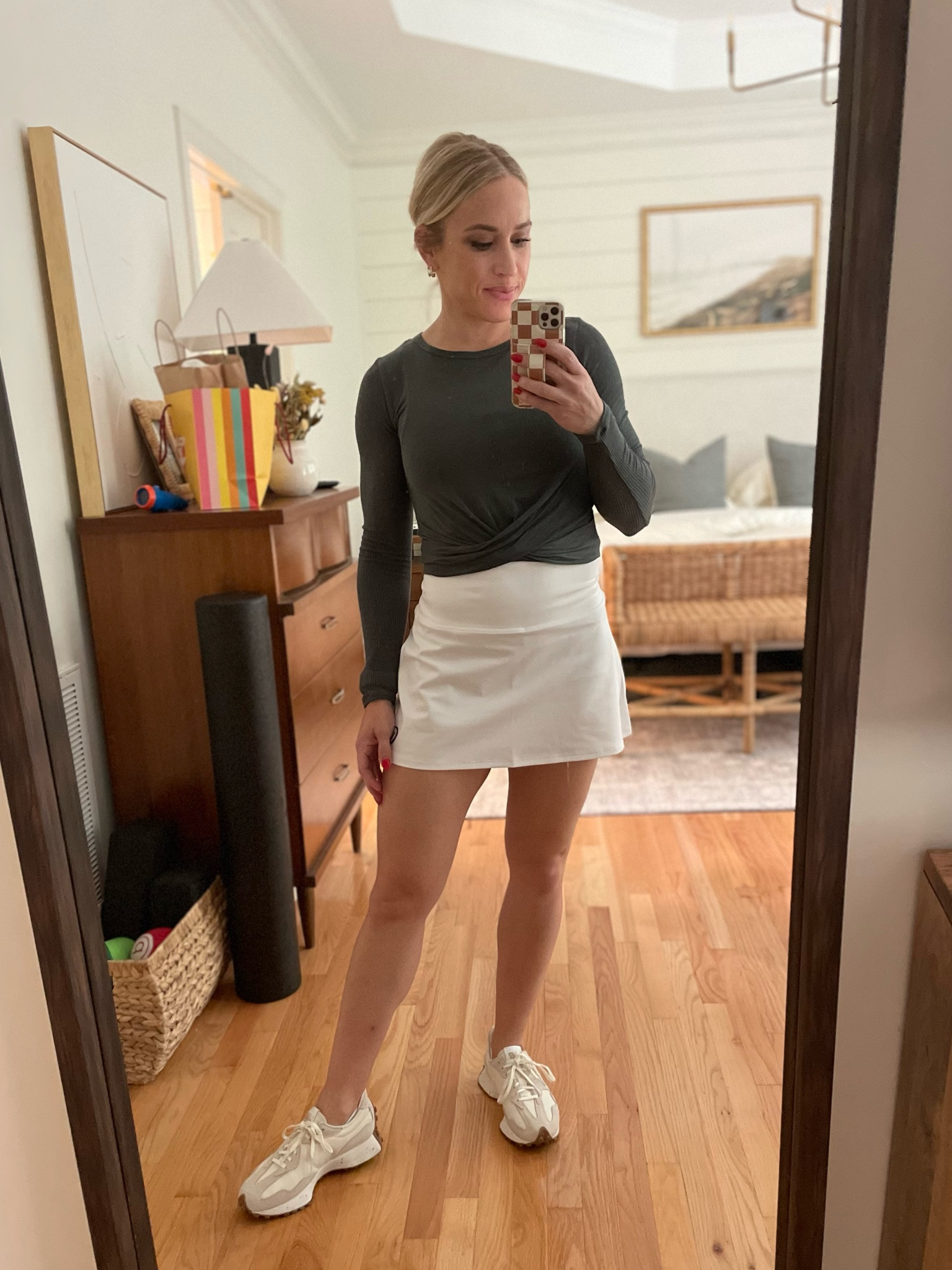 Golf athleisure outfit
Skort
New balance 
Alo
Vuori

#LTKstyletip #LTKfit