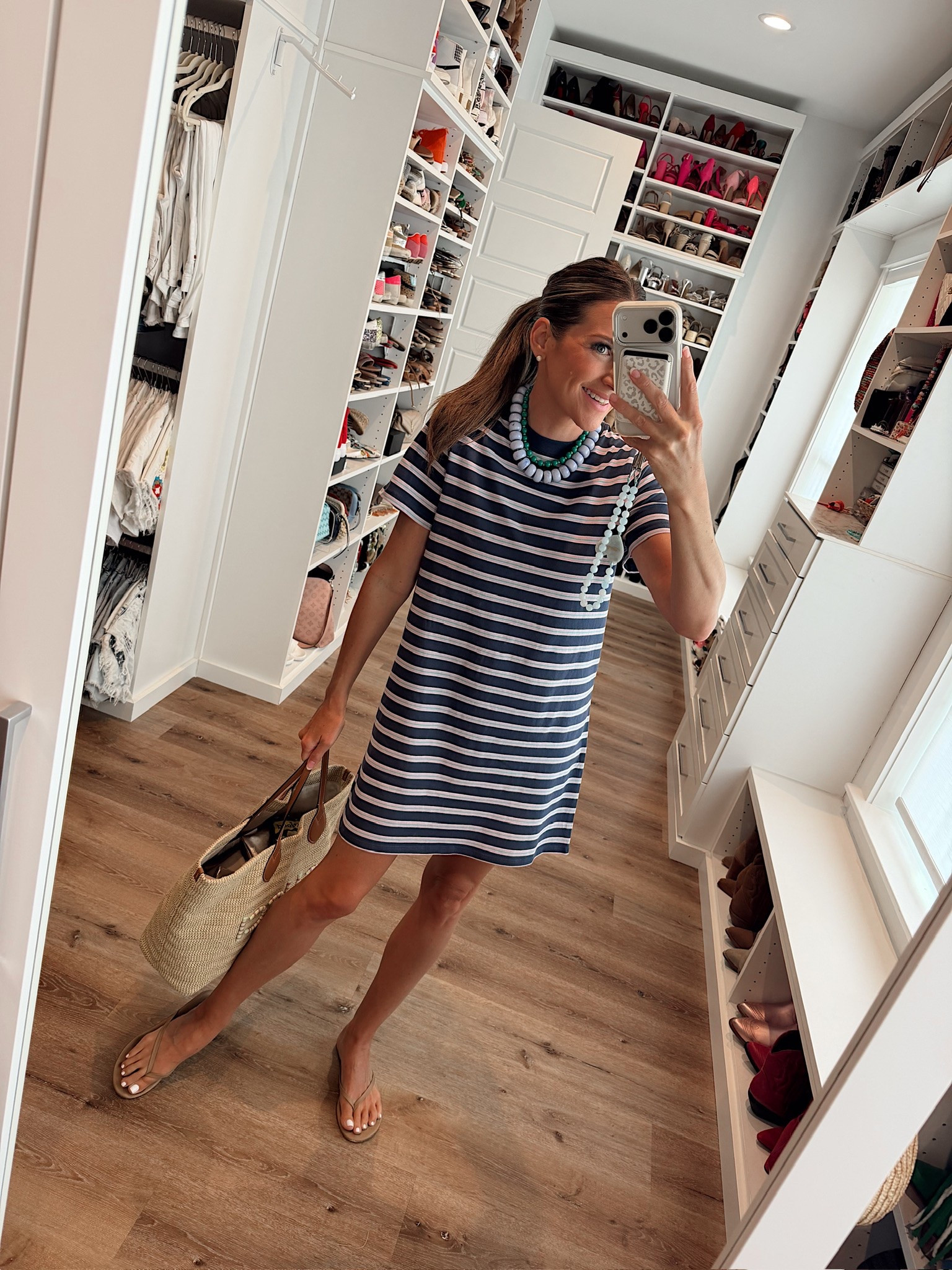 I love a cute t-shirt dress in the summer! Old navy dress in a small - fits tts.

#LTKmomlife #LTKootd #LTKSeasonal