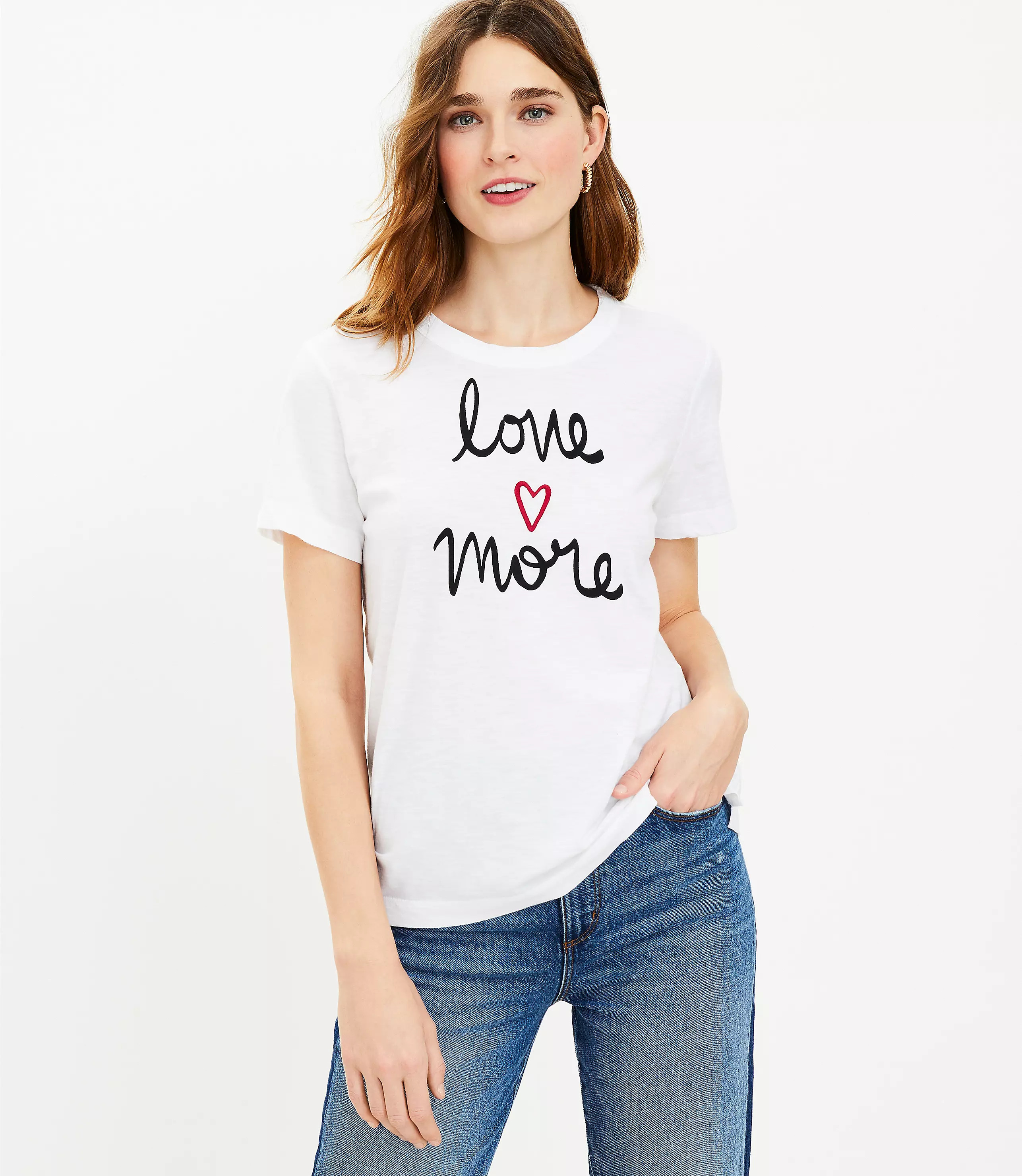 Love More Everyday Crew Tee | LOFT