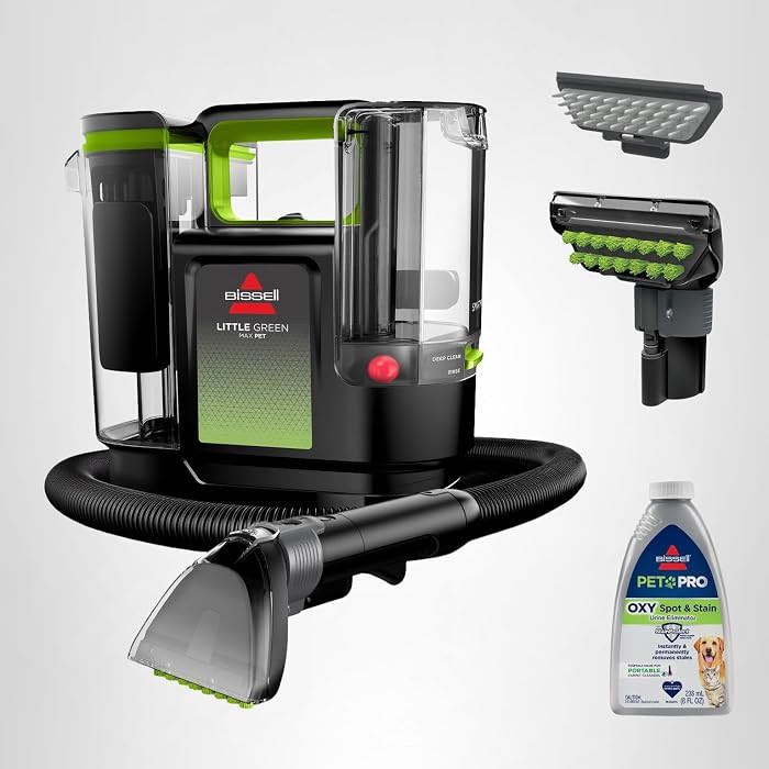 BISSELL\u00ae Little Green\u00ae Max Pet SmartMix Portable Carpet and Upholstery Deep Cleaner, Ca... | Amazon (US)