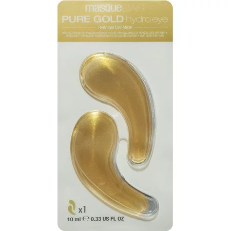 Masque Bar Pure Gold Hydro Gel Eye Patch 1 pair Hydrating and Brightening | Walmart (US)