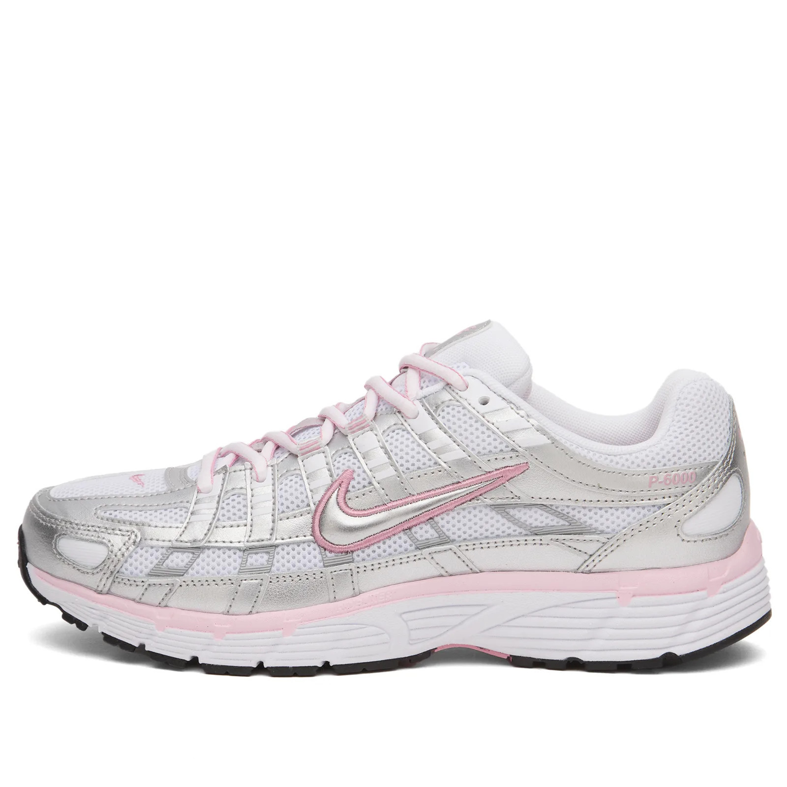 Nike Women's P-6000 W Sneaker in White/Silver/Pink, Size UK 8.5 | END. Clothing
