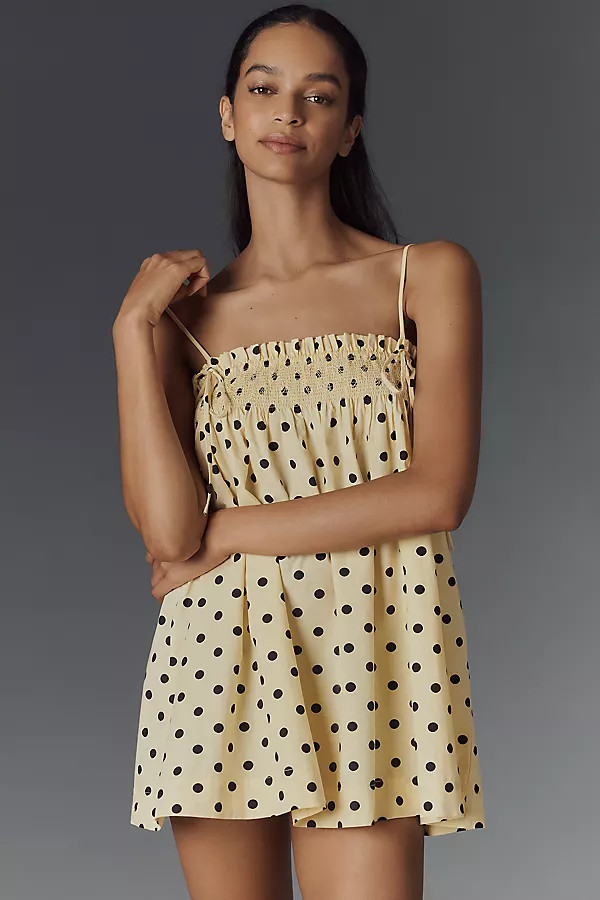 Lilo Sleeveless Mini Babydoll Dress | Anthropologie (US)