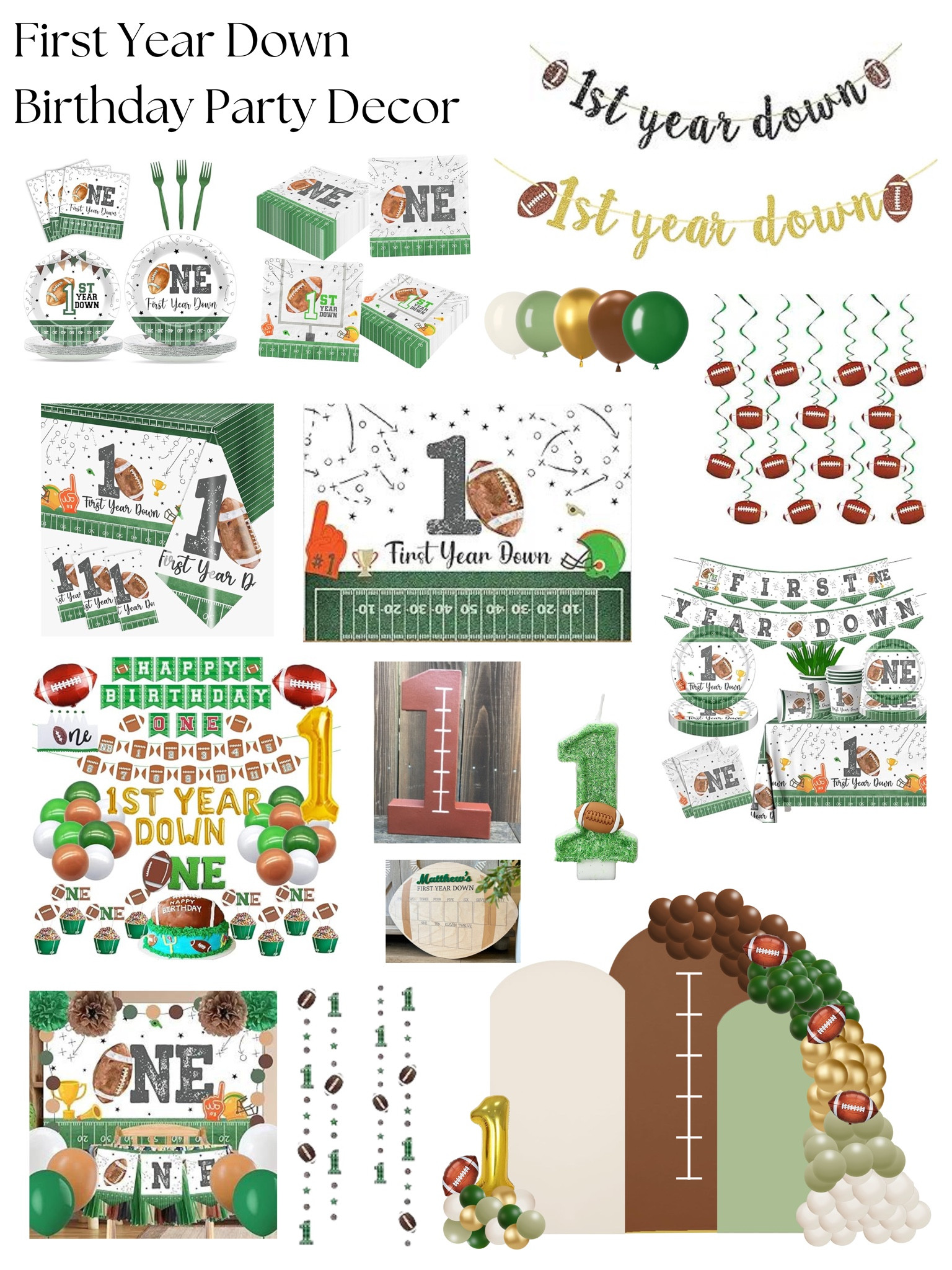 First Year Down Birthday Decor
Football themed 1st birthday party

#LTKParties #LTKU #LTKFamily