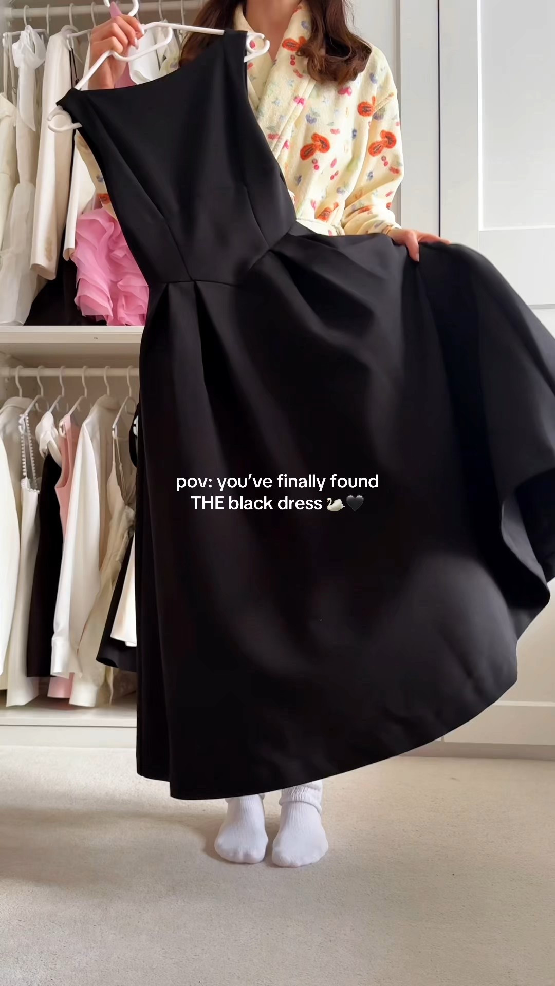 The dress you always reach for 🖤 

This timeless black midi dress would be perfect for a romantic date night, formal dinner, theatre night, cocktail party, wedding guest (if dress code allows it), prom night, gala, opera…🫶🏼

#fashionreels #outfitinspiration #blackdress #formaldress #elegantstyle