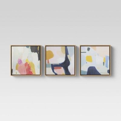 (Set of 3) 12&#34; x 12&#34; Framed Canvas - Project 62&#8482; | Target