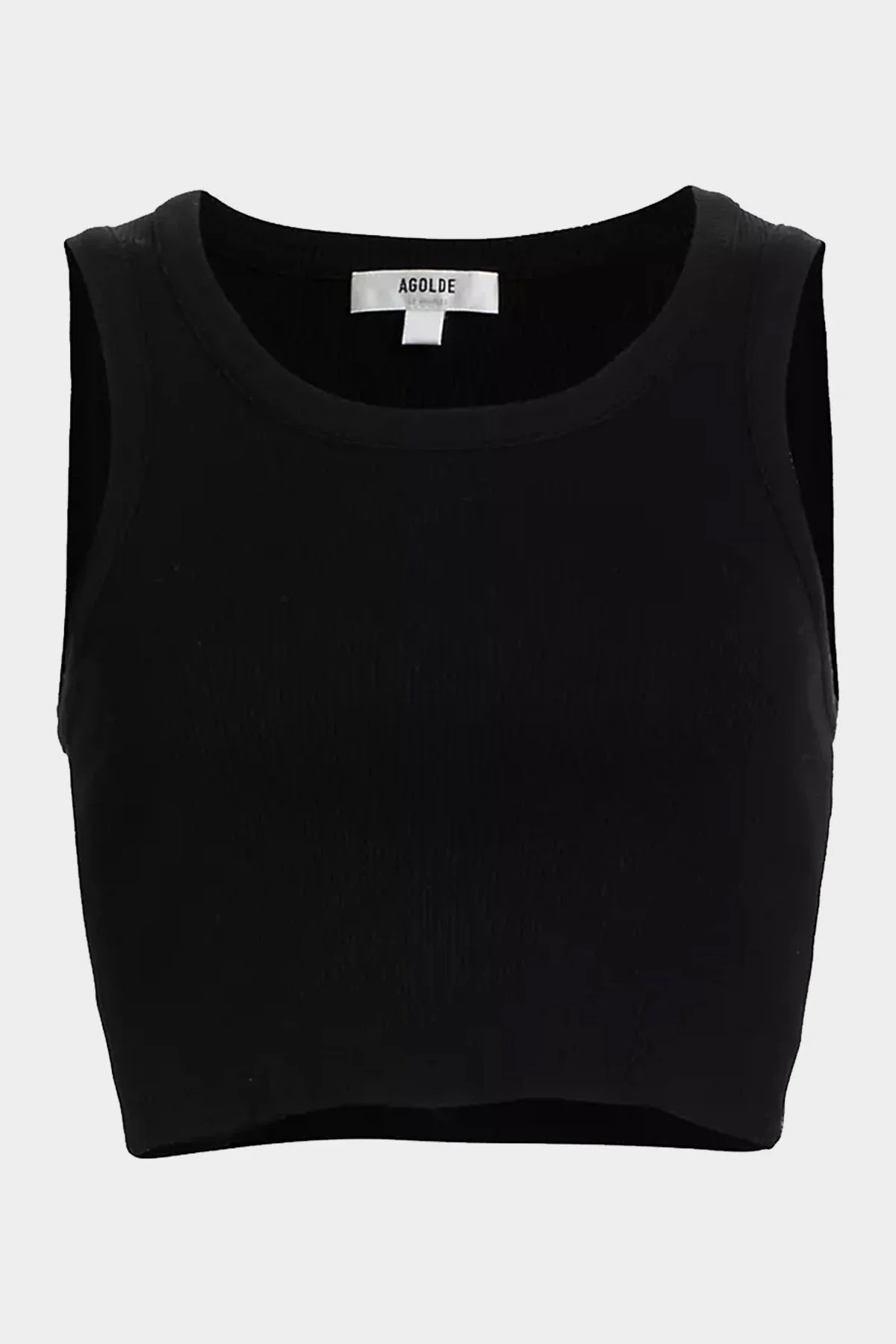 Cropped Poppy Tank in Black - M | Shop Olivia