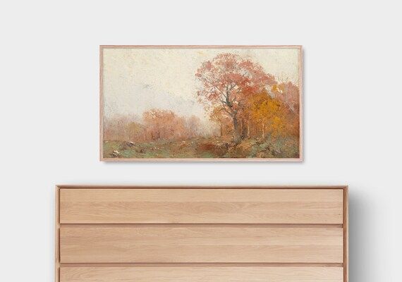 Samsung Frame TV Art Autumn Fall Painting Autumn Painting | Etsy | Etsy (US)