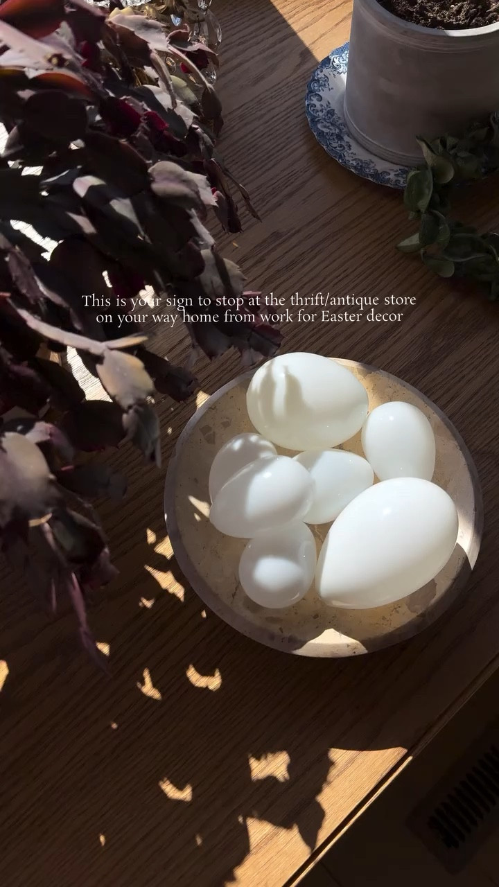 Vintage-inspired Easter decor if you don’t have time to stop at the thrift/antique 🐰🤍

#LTKHome #LTKSeasonal