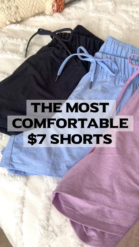 These $7 shorts are SO soft, breathable and come in lots of fun colors! I get a medium. Tees are all medium, tanks are size small. 
.


#LTKfindsunder50 #LTKover40 #LTKActive
