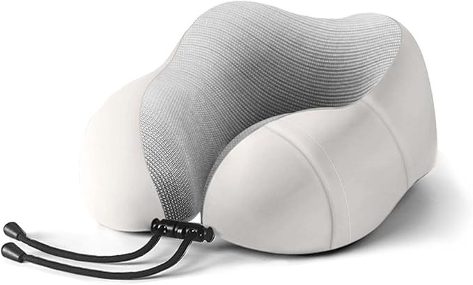 Neck Pillow for Traveling,Premium Memory Foam Travel Neck Pillow for Airplane,Soft Smooth & Breat... | Amazon (US)