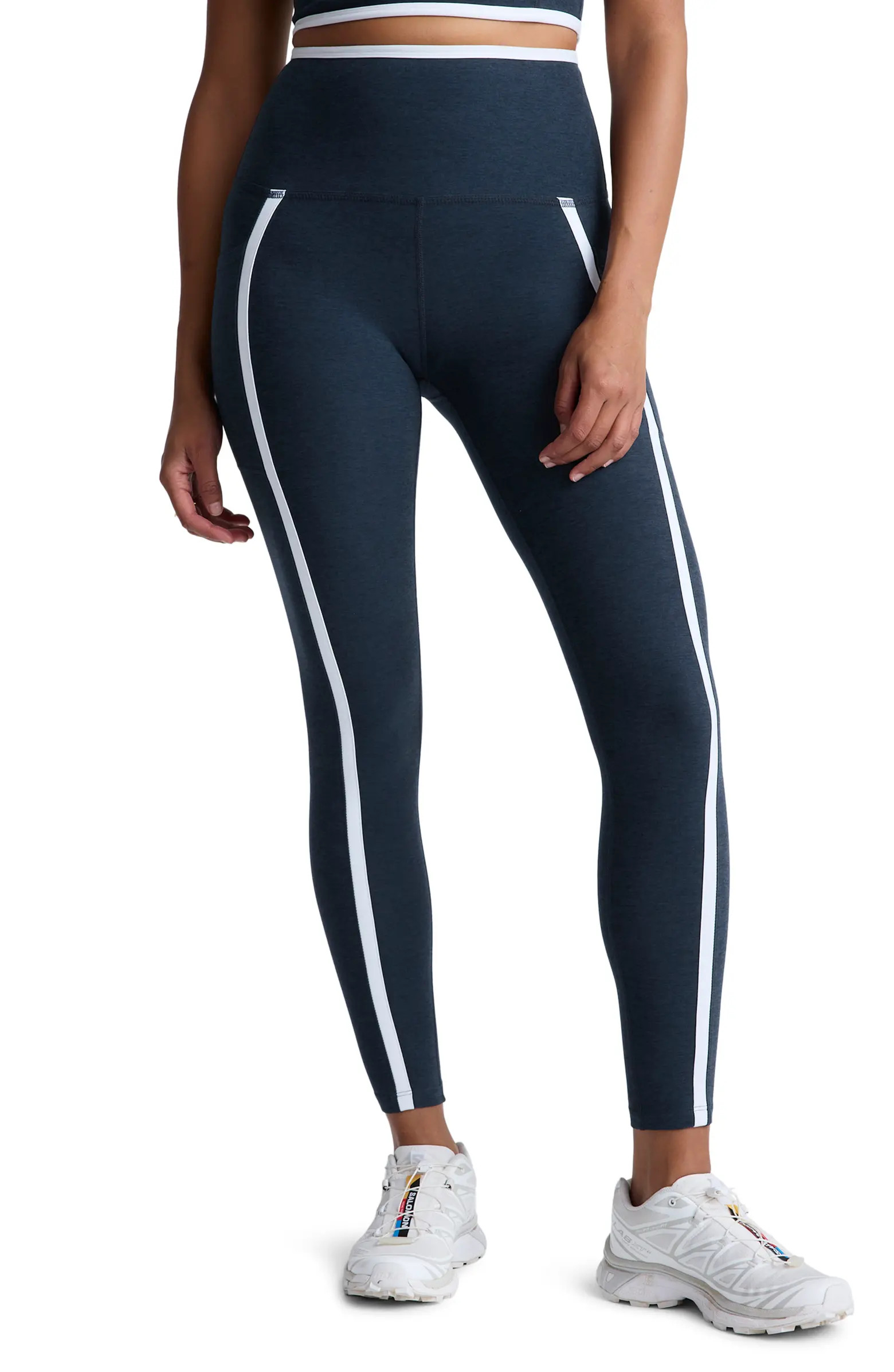 Out of Pocket Side Stripe High Waist Pocket Leggings | Nordstrom
