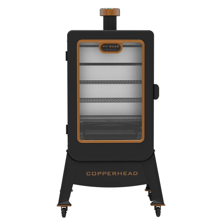 Pit Boss Copperhead 1300 Sq in Vertical Wood Pellet Smoker - Onyx Edition - Walmart.com | Walmart (US)