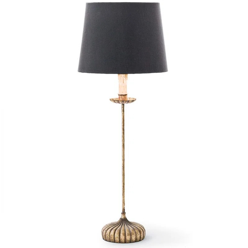 Regina Andrew Clove Stem Buffet Table Lamp With Black Shade & Reviews | Wayfair | Wayfair North America