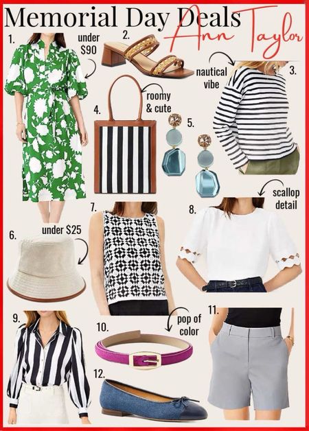 The Ann Taylor Memorial Day deals are in full swing, and if you’ve had your eye on something, now is the time to grab it!

I have picked a few of my current Ann Taylor favorites. Whether you are looking for something for the work week or the weekends, Ann Taylor has a fabulous selection of colourful pieces for any lifestyle. 


#LTKSaleAlert #LTKOver40