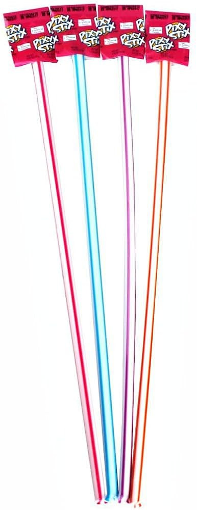 25 Giant Pixy Stix - 15 Inches - Assorted Flavors | Amazon (US)