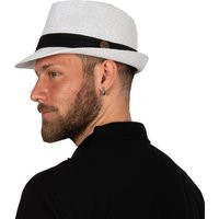 White Fedora Straw Hat, Hatsquare Beach Sun Short Brim Men Summer Woman Gift | Etsy (US)