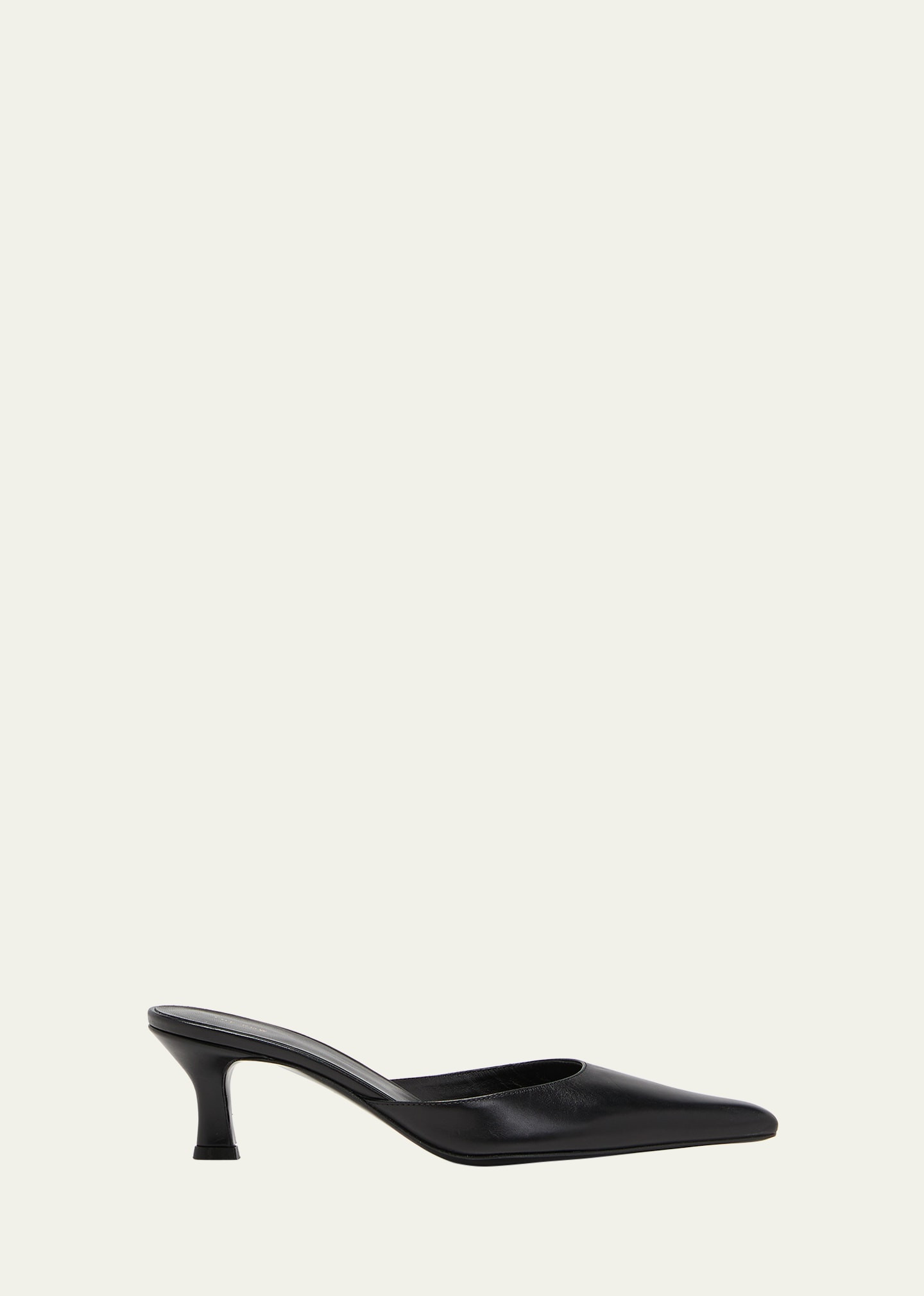 THE ROW Cybil Leather Mule Pumps | Bergdorf Goodman
