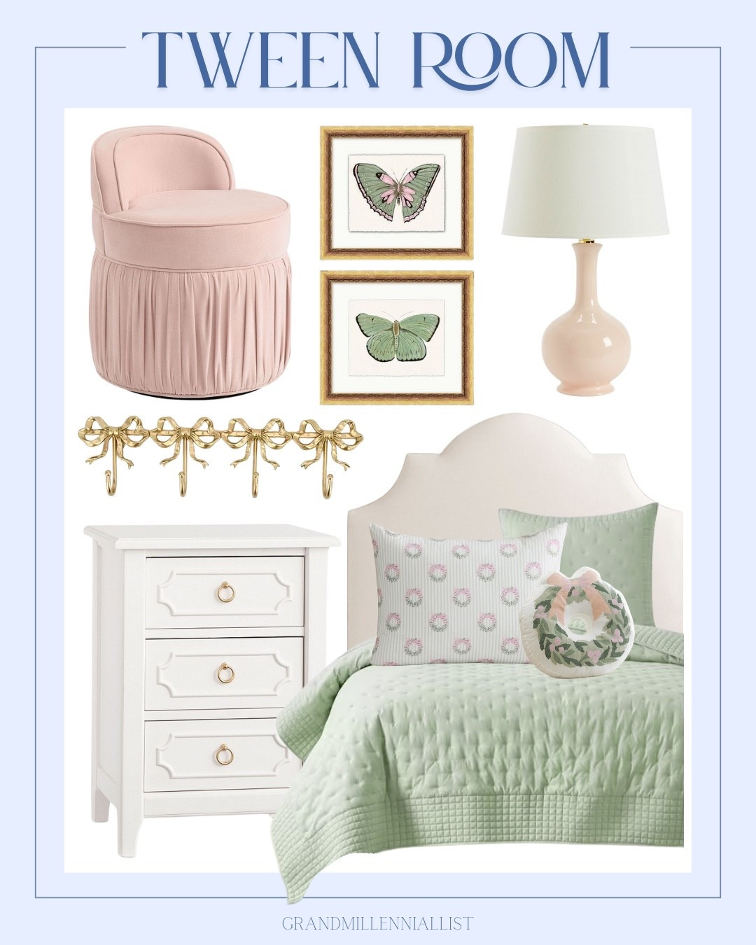 Tween room planning for my daughter-we recently purchased this green quilt, such quality! 

#LTKHome #LTKKids #LTKmomlife