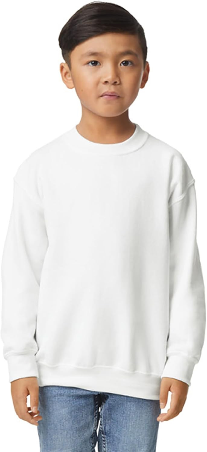 Gildan Kids' Fleece Crewneck Sweatshirt, Style G18000b | Amazon (US)