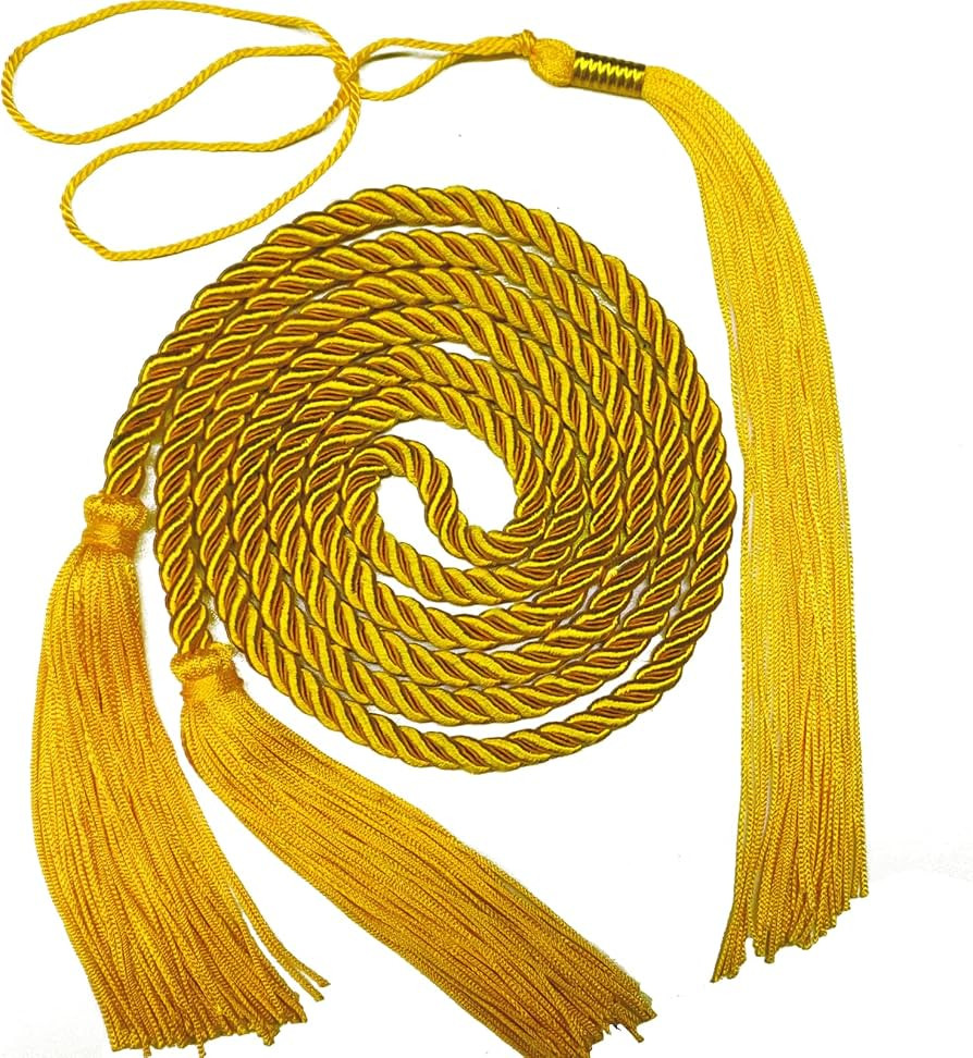Graduation Cords with Gold Tassels, 68 inches Braided Rope Belt for Bachelor, Master, Doctor, Sch... | Amazon (US)