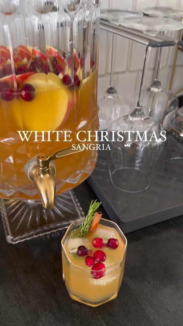 ❄️White Christmas Sangria 

This sangria was a hit on thanksgiving night! Looking forward to making it again for my Christmas party! Highly recommend trying it for yourself! Cheers! 🥂



#beveragedispenser #cb2 #wine #kitchen #home #gifts 
#cocktails #holidayrecipes #tistheseason #holidaycocktail #sangria #christmas
#farmhousevibesdecornov28

#LTKfoodie #LTKHoliday #LTKHome