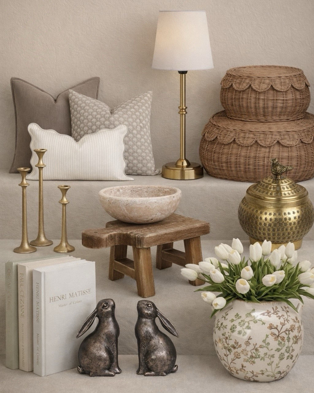 Amazon Neutral Home Finds for a Warm, Layered Look

Follow @farmtotablecreations on Instagram for more cozy, elevated home finds 🤍

These are the pieces that instantly make a space feel styled without trying too hard. From the woven baskets and brass accents to the soft neutral pillows and that perfect little wood stool… everything here layers together so effortlessly. I love mixing textures like this to create a space that feels warm, inviting, and pulled together.

Every item is budget-friendly but gives that high-end, curated look we’re all after. These are the kinds of finds you’ll use over and over in different spaces.

#pillows #homedecor #candlesticks #coffeetabledecor #decorativebowl #wickerbaskets #tablestyling #neutraldecor #livingroomdecor #coffeetable #homeaccents #decorfinds #amazonhome #amazonfinds #accentdecor #layereddecor #brassdecor #throwpillows #springdecor #everydaydecor



#LTKSaleAlert #LTKHome