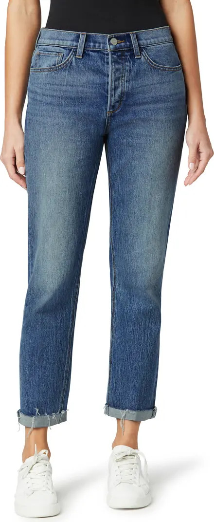 Joe's The Scout High Waist Roll Cuff Straight Leg Jeans | Nordstromrack | Nordstrom Rack