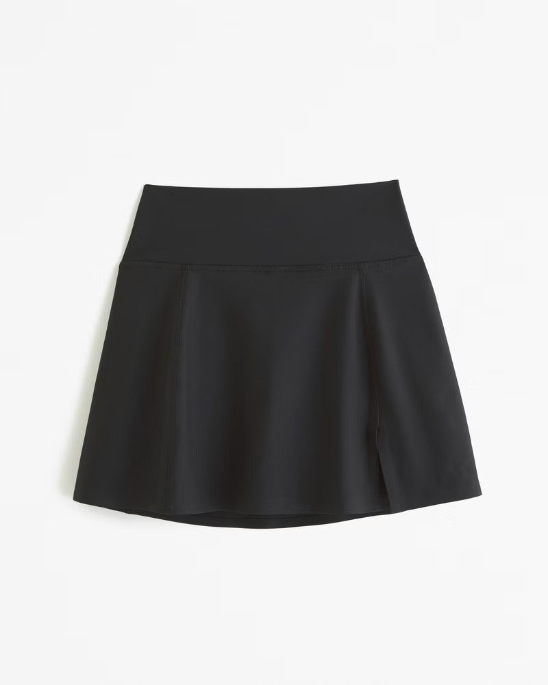 Abercrombie & Fitch Women's YPB sculptLUX Lined Skirt in Onyx - Size L | Abercrombie & Fitch (US)