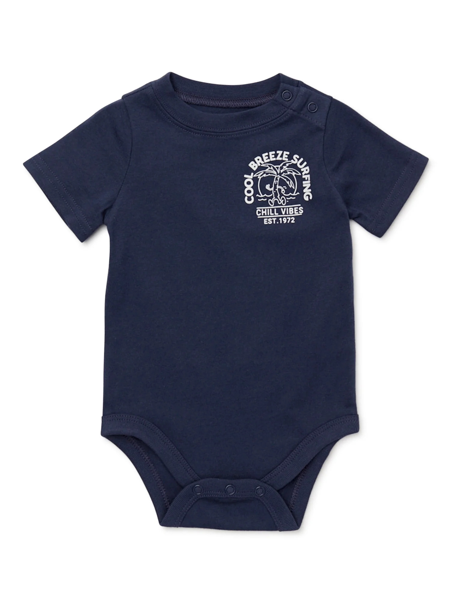 Garanimals Baby Boys Short Sleeve Graphic Bodysuit, Sizes 0-24 Months | Walmart (US)