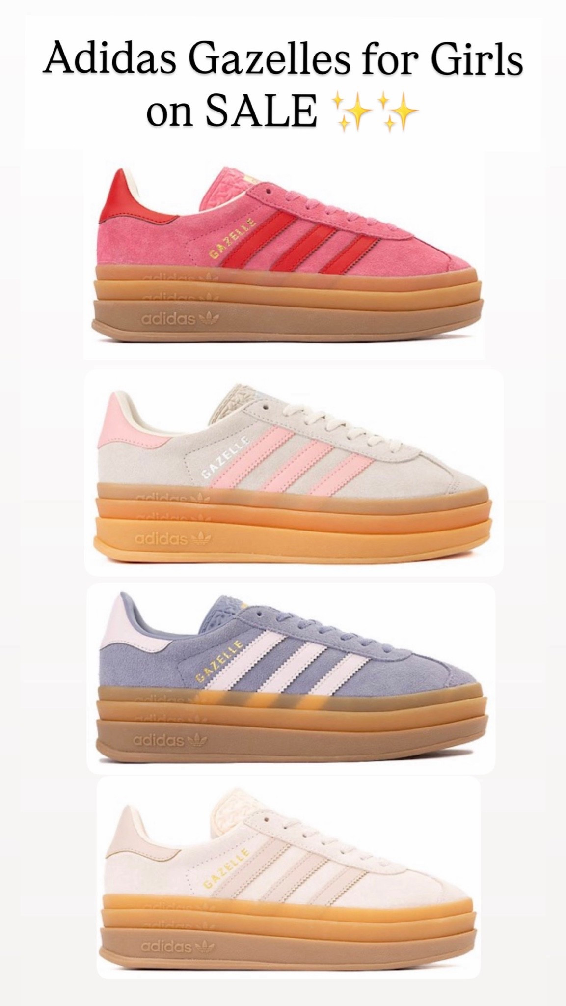 Adidas gazelle sneakers for girls

#LTKKids #LTKSaleAlert