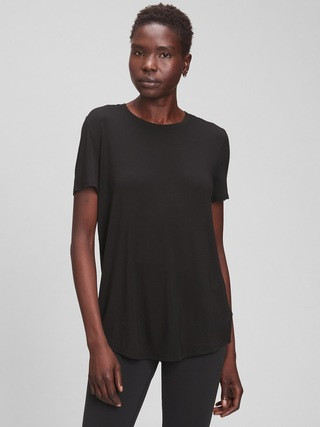 Luxe Crewneck T-Shirt | Gap Factory