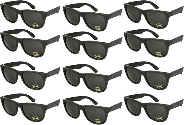 80s Neon Party Sunglasses for Adult Party Favors with CPSIA certified-Lead(Pb) Content Free | Amazon (US)