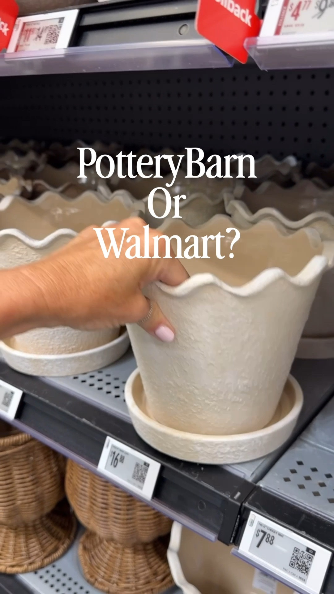 Sale 
Pottery Barn or Walmart?

The prices say Walmart but the design and quality say Pottery Barn..

The cutest pots & planters for your home and garden🏡🪏🪴🫜🧑‍🌾

I wanted all of them but only 1/2 came home with me… well maybe more than that 😉

Striped pots
Scalloped
Clay, wicker etc

Garden pots

#LTKHome #LTKSaleAlert #LTKSeasonal