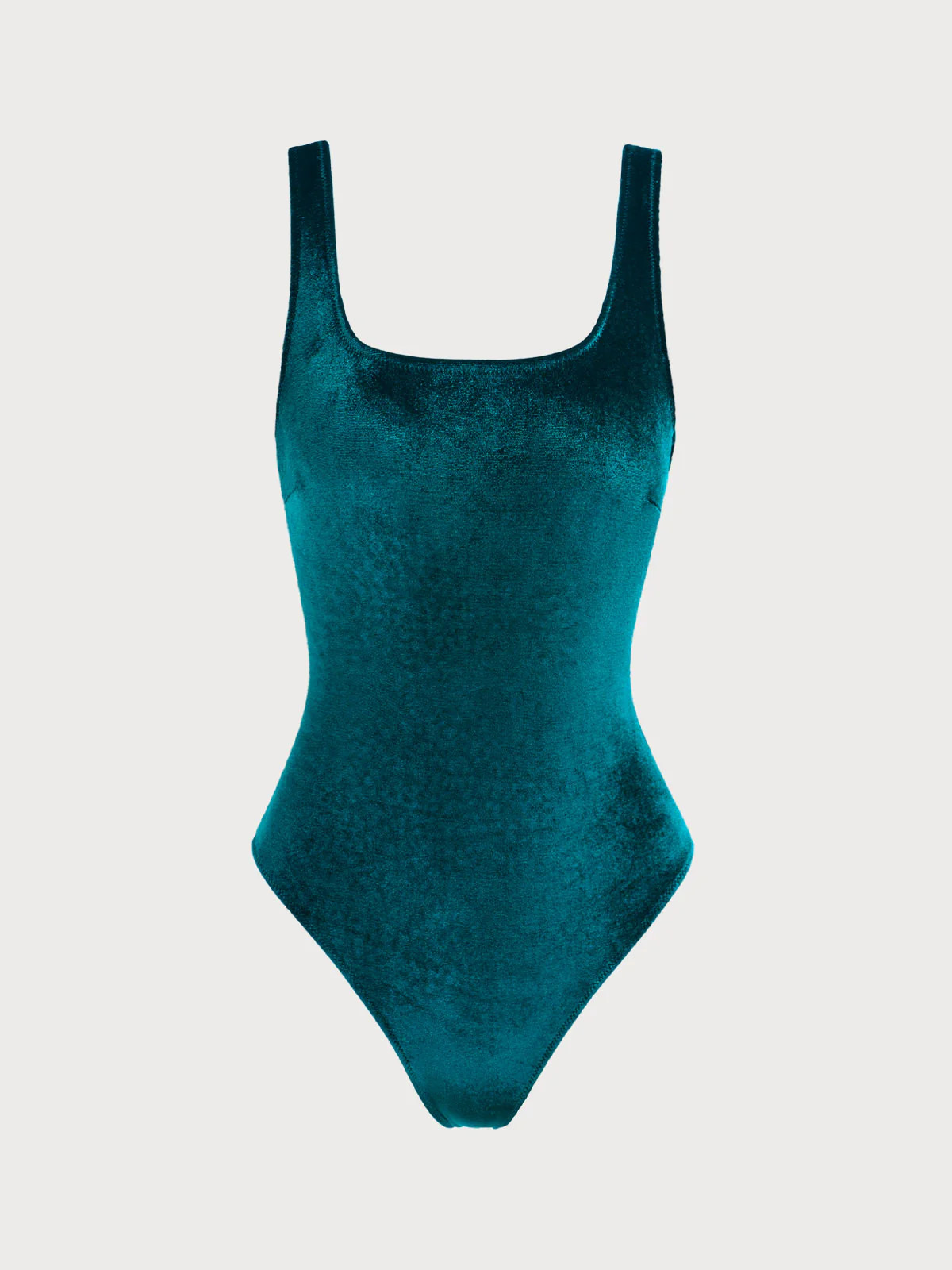 Malachite Green Velvet One-Piece Swimsuit & Reviews - Malachite Green - Sustainable One-Pieces | ... | BERLOOK
