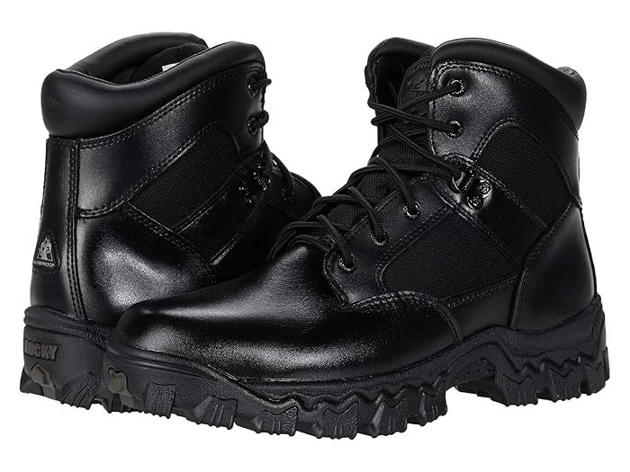 Rocky Alpha Force Waterproof 6 Public Service Soft Toe Boot (Black) Boots | Zappos