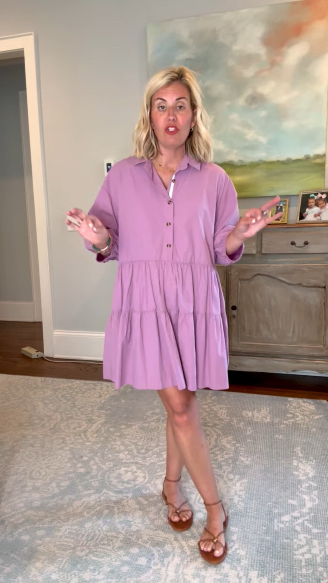 This dress is purple perfection & comes in other colors too. Wear anywhere dress and is so darn cute!! 

#LTKdayinmylife #LTKspring #LTKspringtrends