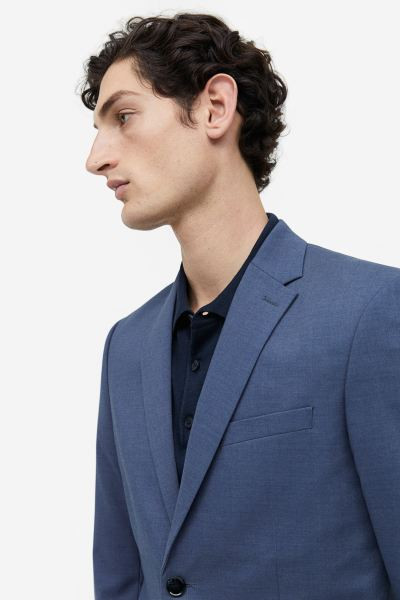 Slim Fit Jacket - Black - Men | H&M US | H&M (US + CA)