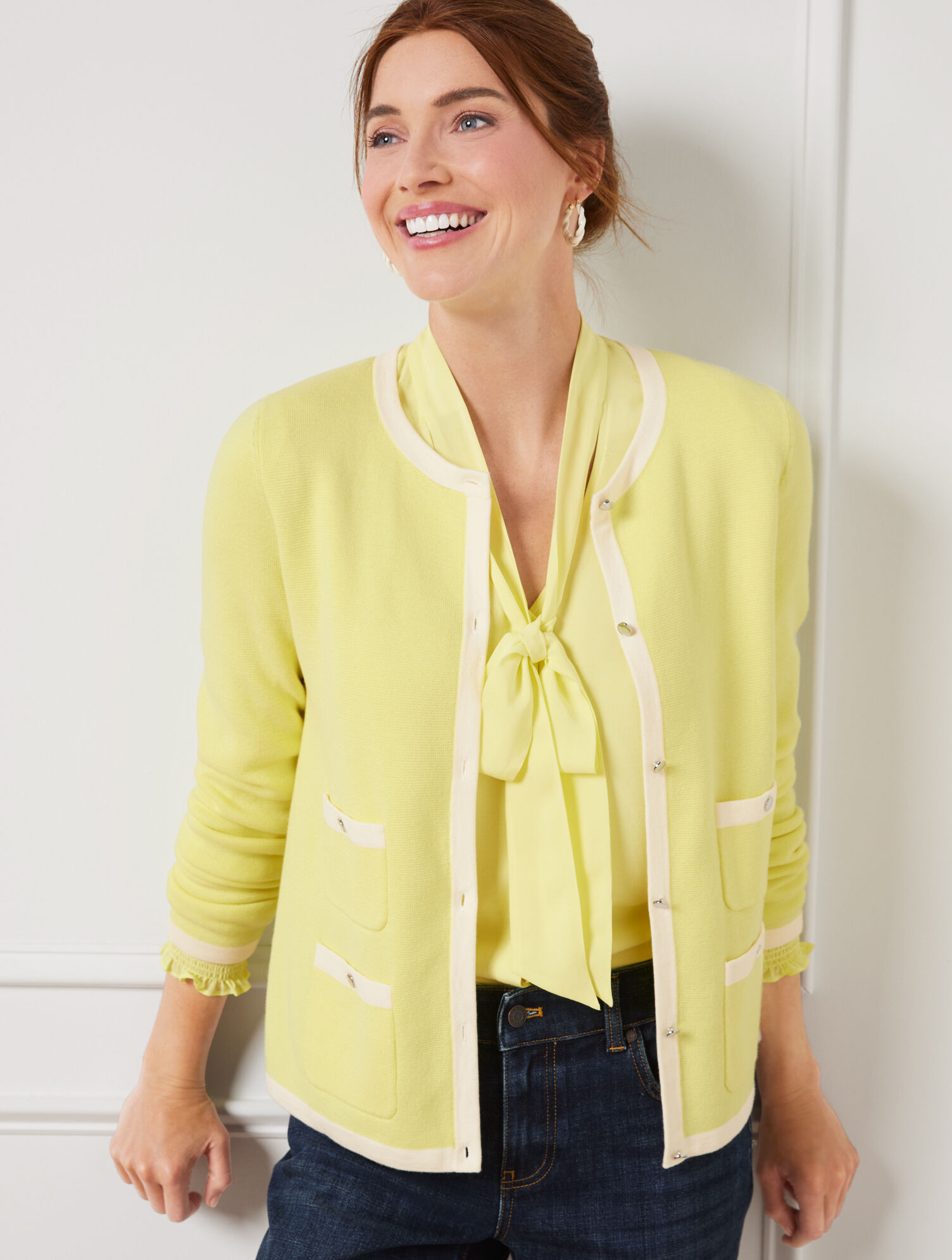 Grace Cardigan - Tipped | Talbots