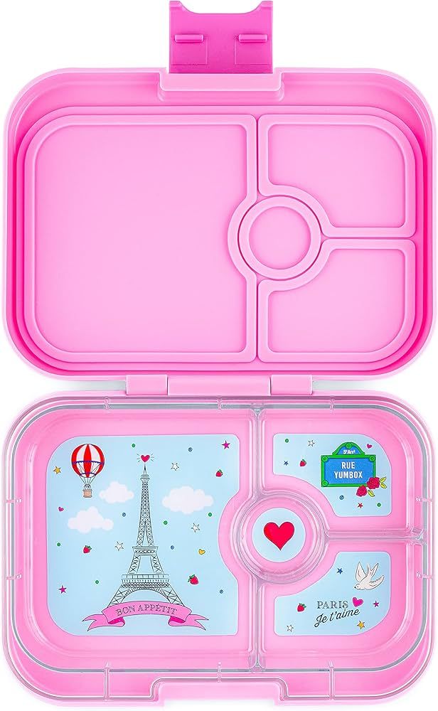 Yumbox Panino, 4-Compartment Leakproof Bento Box for Kids, 8.5x6x1.8; Single Latch Kids Lunch Box... | Amazon (US)