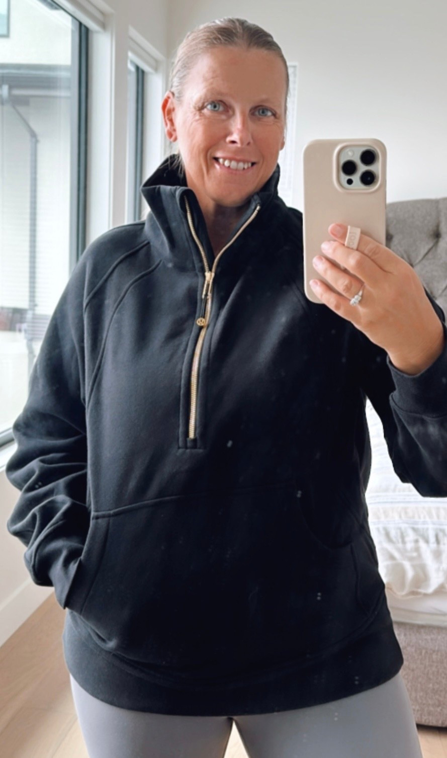 Favorite hoodie 

Lululemon outfit, scuba hoodie, mom outfit, style over 40, black hoodie 

#LTKTravel #LTKActive #LTKOver40