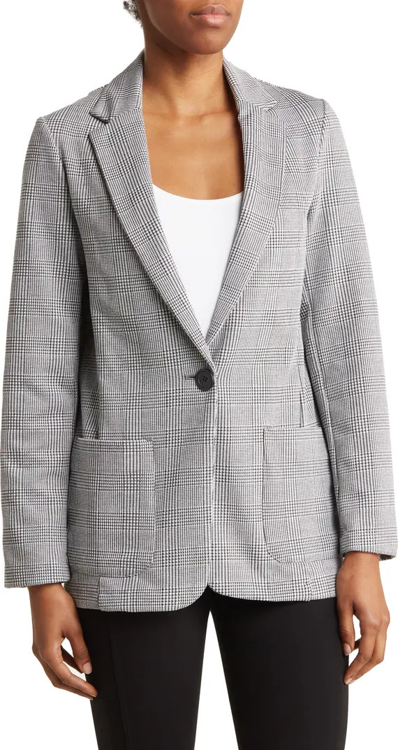 Double Knit One-Button Blazer | Nordstrom Rack