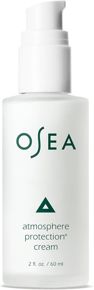 OSEA Atmosphere Protection® Cream 2oz - Lightweight Face Moisturizer for Fast-Absorbing Hydration - Smooths with Niacinamide, Shea Butter, and Undaria Seaweed - Ideal Under Sunscreen or Makeup | Amazon (US)