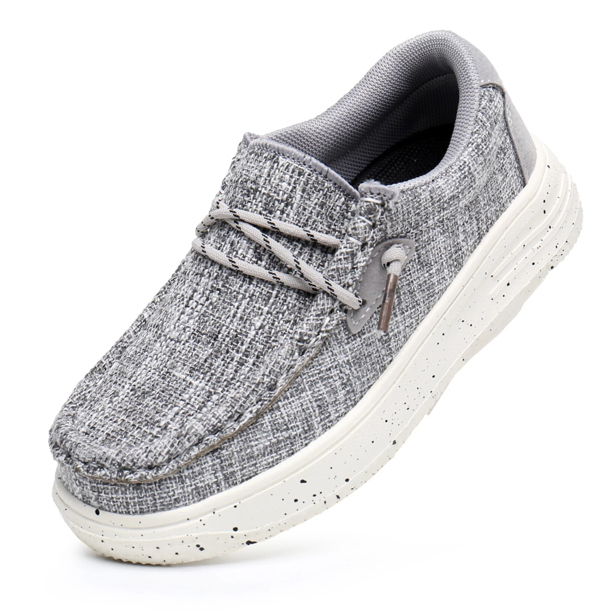 Blikcon Boys Girls Slip-On Casual Boat Shoes Light-Weight Lace Up Loafers(Toddler/Little Kid/Big ... | Walmart (US)