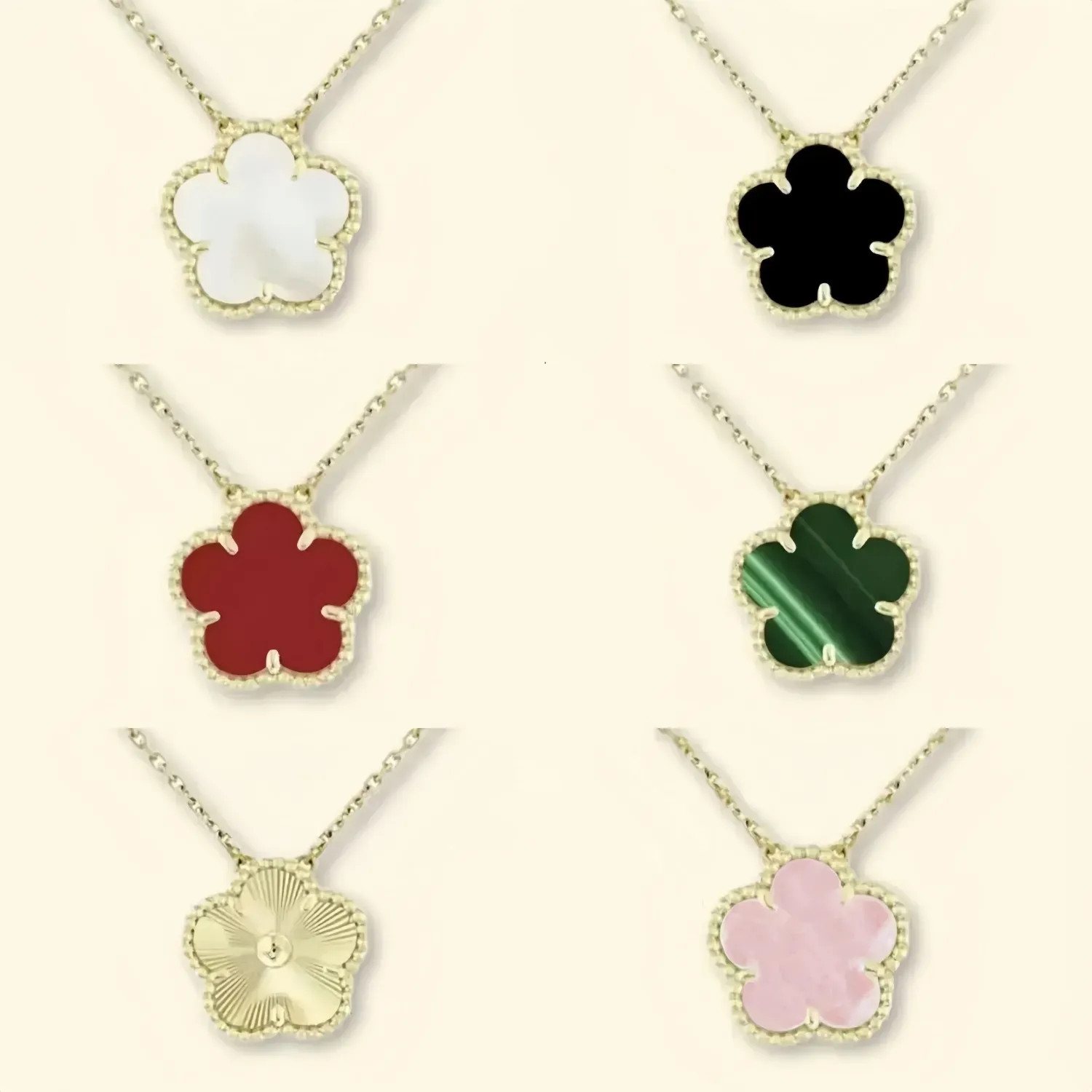 Économisez gros sur les achats en gros de  Nouveau Designer 4 Quatre Colliers Pendentifs Collier... | DH Gate FR