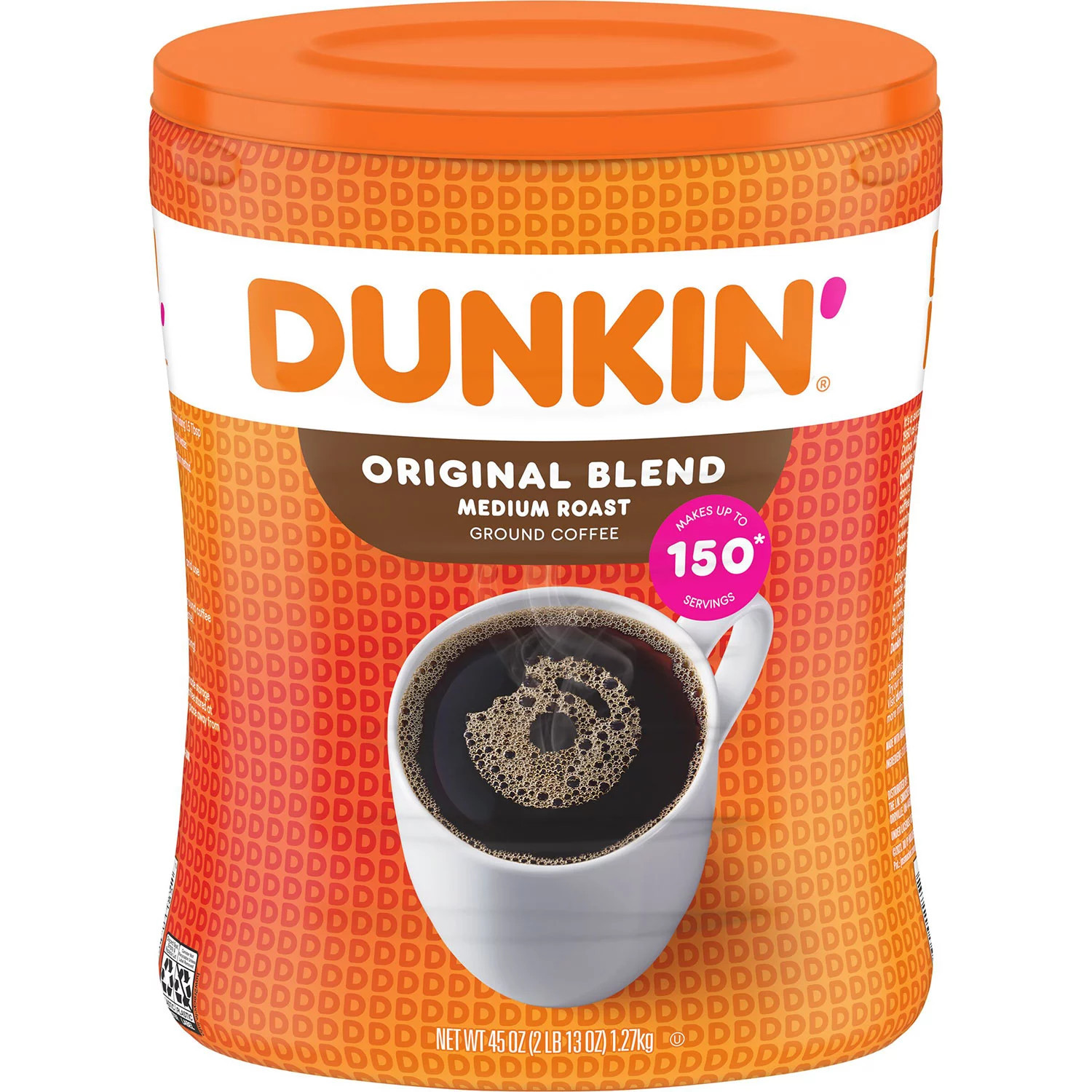 Dunkin' Donuts Original Blend Ground Coffee, Medium Roast, 45 oz. | Sam's Club