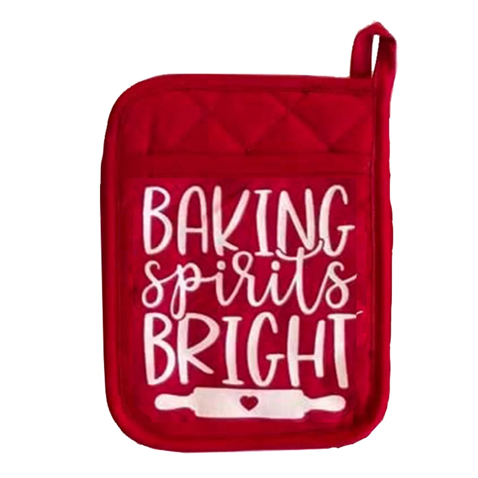 TAKTUK Christmas Pot Rack Baking Kit Christmas Pot Holder Baking Kit Christmas Oven Mitts Ornamen... | Walmart (US)