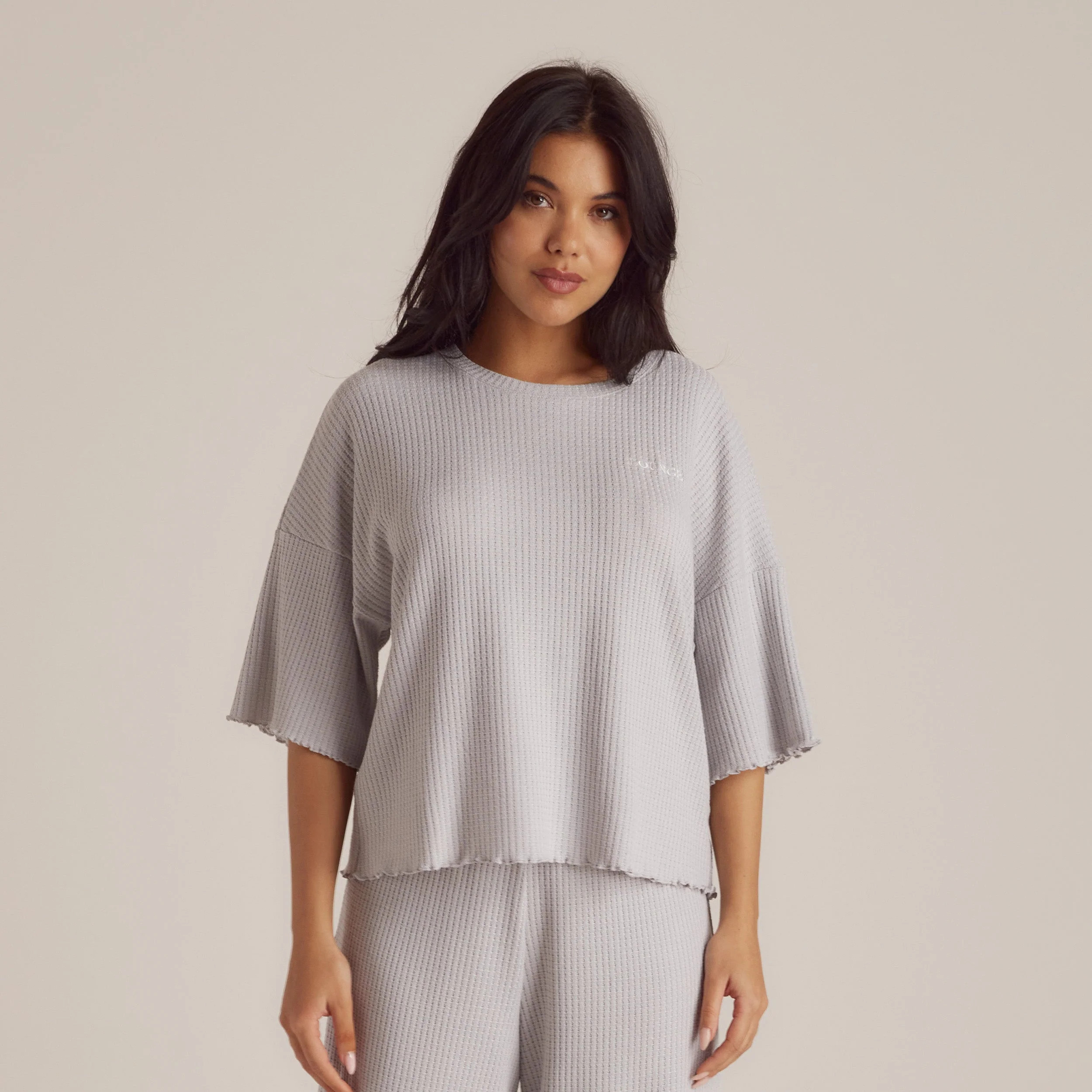 Soft Waffle Pajama Top - Frost | Lounge (US)